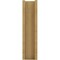 Ekena Millwork 6-in W x 12-in D x 24-in H Funston Slat Rough Cedar Woodgrain TimberThane Outlooker, Primed Tan OUTUR060X12X24FST24RCPR - alternate 6